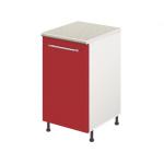 Тумба кухонная напольная со столешницей MODERN ALTO 500*600*850 красный глянец - Изображение 2