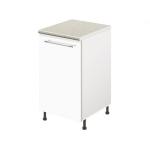 Тумба кухонная напольная со столешницей MODERN ALTO 400*600*850 белый глянец - Изображение 2