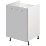 Тумба-подстолье с нижней полочкой, под кухонную мойку MODERN ALTO 500*500*820 сталь глянец - Изображение 2