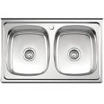 Комплект для кухни: Тумба-подстолье MODERN ALTO 800*600*820 белый глянец (к-т: мойка, сифон, смеситель, крепления) - Изображение 2