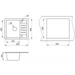 Кухонная мойка Granula Standart ST-5803 классик - Изображение 3