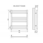 Полотенцесушитель водяной Lemark Melange LM49607 П7 500x600 - Изображение 4