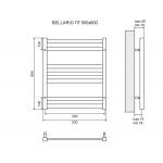 Полотенцесушитель водяной Lemark Bellario LM68607 П7 500x600 - Изображение 3