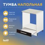 Тумба для духового шкафа cо столешницей «Стиль» 600*600*850 (венге), столешница мрамор - Изображение 14