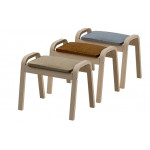 Табурет СИЛЬВИЯ с мягким сиденьем Ножки Водный лак, ткань Серая - Изображение 6