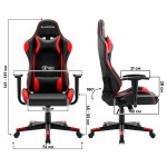 Игровое кресло Престиж, цвет красный - Изображение 7