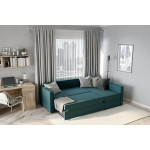 Диван трехместный с угловой секцией Вало ДП Malmo 81 (turquoise) LA - Изображение 4
