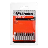 Набор бит ЕРМАК 10 шт, PH1, 25 мм