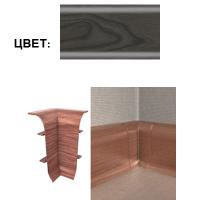 Угол внутренний с текстурой (2 шт) 150 эбен