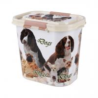 Контейнер "Dogs" для корма 10л (овальный)