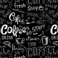 Кухонный фартук (стеновая панель) «Coffee Start», 3000 мм