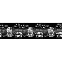 Кухонный фартук (стеновая панель) «Coffee Time», 3000 мм