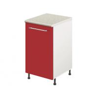 Тумба кухонная напольная со столешницей MODERN ALTO 400*600*850 красный глянец
