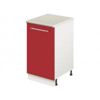 Тумба кухонная напольная со столешницей MODERN ALTO 500*600*850 красный глянец