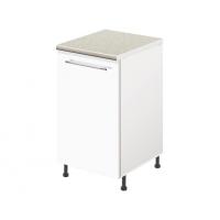 Тумба кухонная напольная со столешницей MODERN ALTO 400*600*850 белый глянец