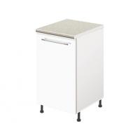 Тумба кухонная напольная со столешницей MODERN ALTO 500*600*850 белый глянец
