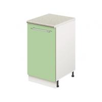 Тумба кухонная напольная со столешницей MODERN ALTO 400*600*850 фисташковый глянец