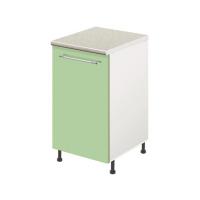 Тумба кухонная напольная со столешницей MODERN ALTO 500*600*850 фисташковый глянец