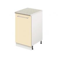 Тумба кухонная напольная со столешницей MODERN ALTO 400*600*850 ваниль глянец