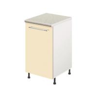 Тумба кухонная напольная со столешницей MODERN ALTO 400*600*850 ваниль глянец