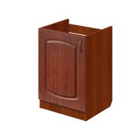 Тумба-подстолье с нижней полочкой, под кухонную мойку Классик 500*500*820 орех
