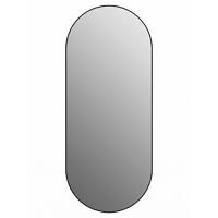 Зеркало Cersanit ECLIPSE smart 50*122 с подсветкой овальное черная рамка