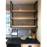 Полка LOFT Fantasy-3 настенно-потолочная 160х30х72 см, двойная / тройная (каркас у торца), ЛДСП / металл