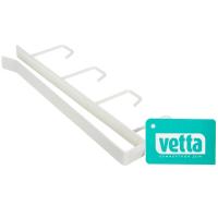 Вешалка подвесная на полку VETTA, 4 крючка, 20,5х7,5х1,2см, металл