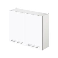 Шкаф настенный кухонный с сушкой для посуды 800*300*720 MODERN ALTO белый глянец