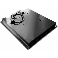 Встраиваемая газовая варочная панель GR0360G00 (черная, решетка чугунная, одинарная Gs)