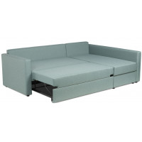 Диван трехместный с угловой секцией Вало ДП Twist 15 (mint-grey) LA