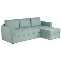 Диван трехместный с угловой секцией Вало КП Twist 15 (mint-grey) SA