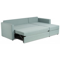 Диван трехместный с угловой секцией Вало КП Twist 15 (mint-grey) SA