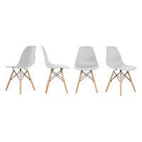 Кухонные стулья Ergozen Eames DSW Pro (4 шт комплект) Серый