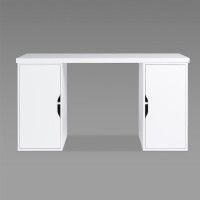 Ингар 2/ДВ/ДВ стол письменный 140x75x55, белый