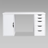 Ингар 2/5/ДВ стол письменный 140x75x55, белый