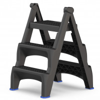 Стремянка пластиковая Steppix (black), PP1730