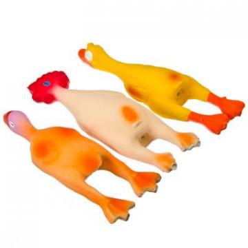 Игрушка-пищалка "Петух/Утка/Индюшка", резина, 22см, 3 дизайна - Изображение 1