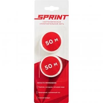 Уплотнительная нить Sprint, набор катушек 2х50 м, блистер - Изображение 1