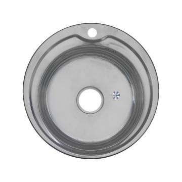 Мойка MELANA MLN510P-0,8-180 врезная / полированная, круглая - Изображение 1