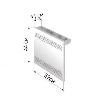 Экран для радиатора "Delta-Max" 44*59*11 Белый - Изображение 1