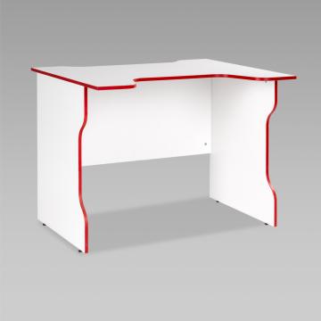 ВАРДИГ К2 стол компьютерный 100x75x82, белый/красный - Изображение 1